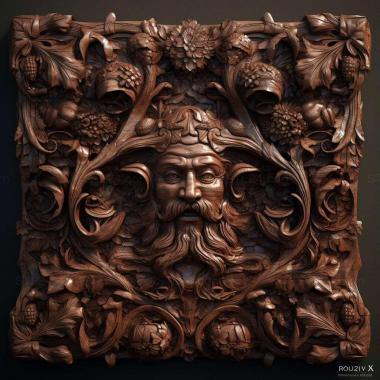 Patterns and decorations stl rtx 2 3d model